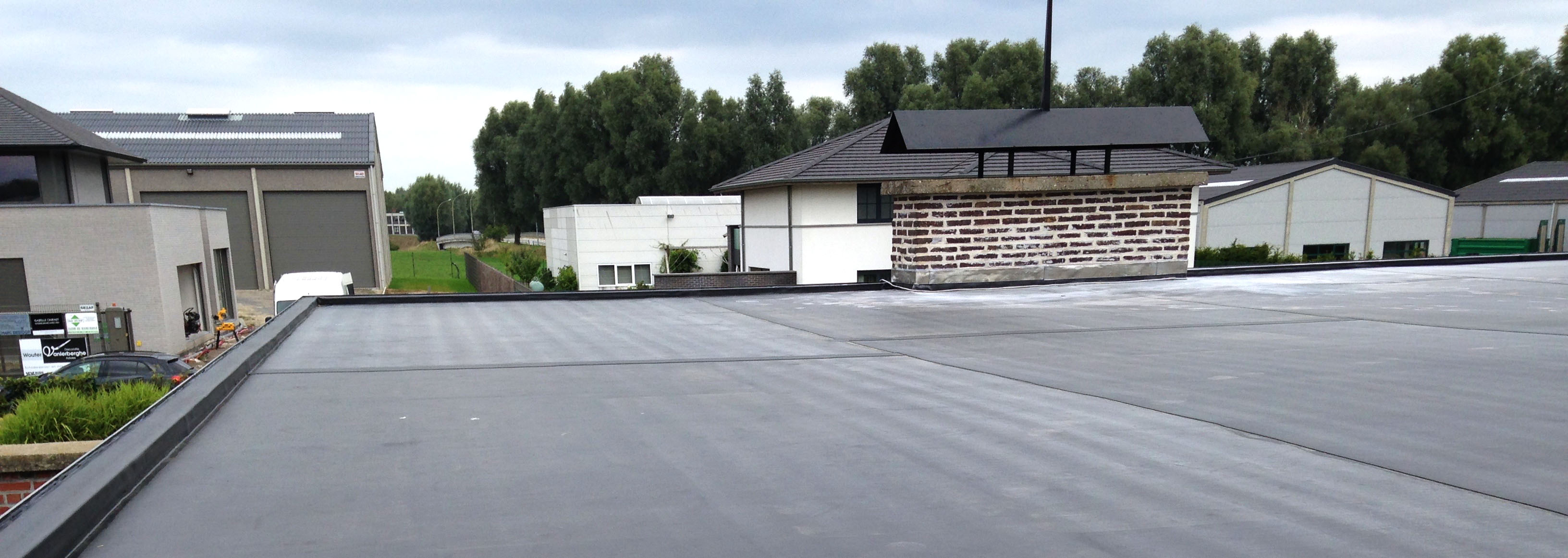 Dakwerken - Nico Desmet - Platte daken (EPDM-rubber) - renovatie, bouwe, verbouwen